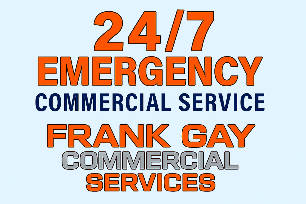 24 Hour Emergency Service - Frank Gay Commercial