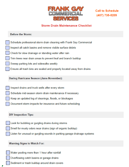 storm water cleaning services orlando fl